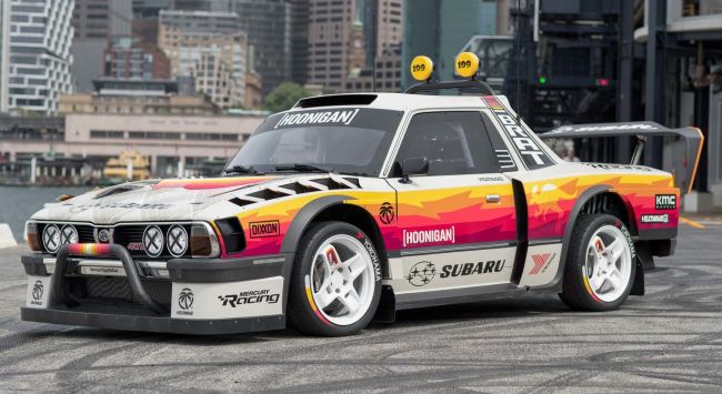 This is the brand new Travis Pastrana Gymkhana Car
