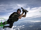 Limited Xbox One X delivered by skydiving Pastrana