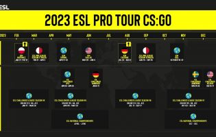 ESL has revealed the 2023 Pro Tour schedule