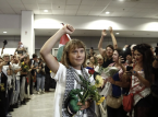 Greta Thunberg welcomed in Athens after deportation from Israel