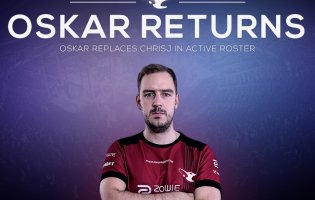 Oskar returns to Mousesports' CS:GO roster