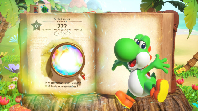 Here's the opening cinematic for Yoshi and the Mysterious Book