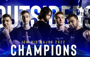 Outsiders are the IEM Rio 2022 champs