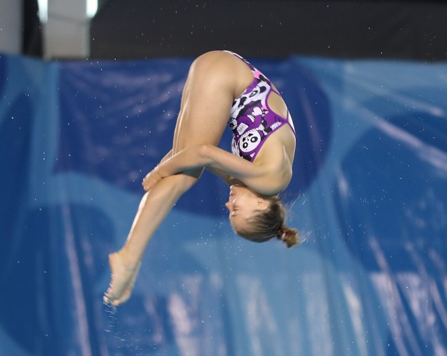 Ukrainian diver causes outrage and 