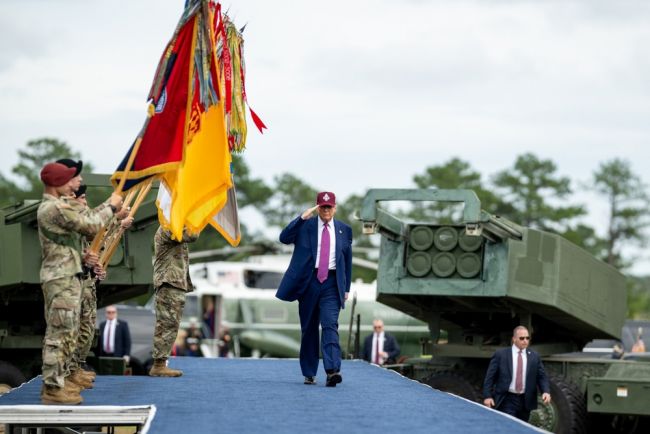 Washington parade commemorates 250th anniversary of Army on Donald Trump's 79th birthday