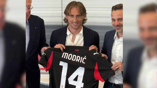 Luka Modric's first official words as a Milan player