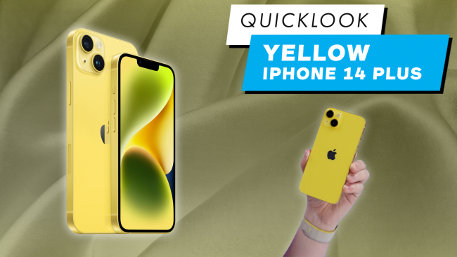 Take a look at the yellow iPhone 14 Plus