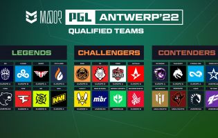 All of the qualified PGL Major Antwerp teams have been revealed