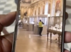 Video captures moment thief wields chainsaw during 7-minute daylight heist at the Louvre