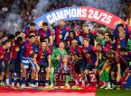 Bar&ccedil;a celebrate LaLiga despite defeat