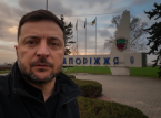 Zelensky visits troops near Zaporizhzhia