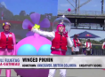 A winged Pikmin at the Red Bull Flugtag